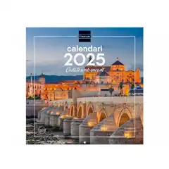 CALENDARIO PARED FINOCAM CIUDADES 300X300 MM CATALAN 780314625