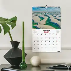 CALENDARIO PARED FINOCAM ESPIRAL NATURALEZA 250X400 MM CATALAN 780564825