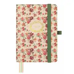 AGENDA ENCUADERNADA DESIGN M4 S/V FLORAL CATALAN FINOCAM
