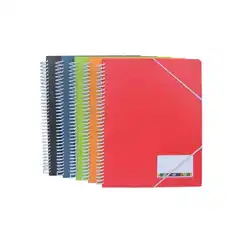 20 FUNDAS ESPIRAL 360º  VITAL COLORS NARANJA