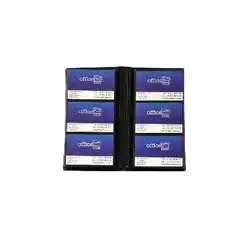 TARJETERO CARGO 240 TARJETAS NEGRO OFFICE BOX 24468