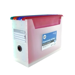 Material BASTIDOR OFFICE BOX SUPRA A4 CONTIENE 10 CARPETAS COLGANTES COLORES SURTIDOS (38115)
