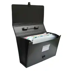 MALETIN CLASIFICADOR OFFICE BOX 36 DIVISIONES NEGRO (43669) MALETIN CLASIFICADOR OFFICE BOX 36 DIVISIONES NEGRO (43669)