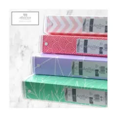Material CARPETA NORTH GLACE 4 ANILLAS 40D COLORES SURTIDOS 47420