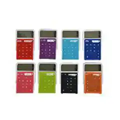 Material CALCULADORA POP-UP SILICONA COLORES SURTIDOS 79211