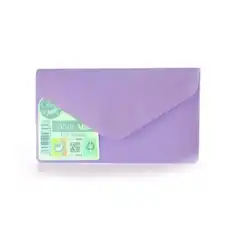 SOBRE V-LOCK TAMAÑO TARJETAS DE VISITA BLUSH PASTEL (90605)