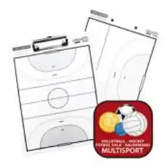 Material CLIPBOARD COACH MULTI DEPORTE SILBATO + CINTA COLGAR 9201