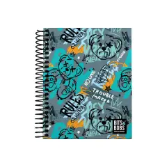CUADERNO A6 CARTON FORRADO TAPA DURA 100HJ 70GR 5X5MM B&B BEAR GRAFOPLAS 16522719