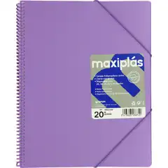CARPETA GRAFOPLAS 20 FUNDAS A4 MAXIPLAS LAVANDA 39822069