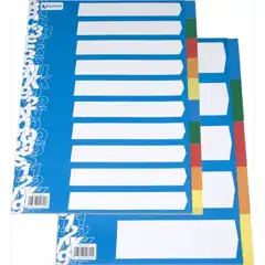 Material SEPARADORES GRAFOPLAS 10 POSICIONES A4 16 TALADROS (041280000)