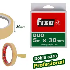 DUO CINTA ADHESIVA DOBLE CARA 5MX30MM 75600600