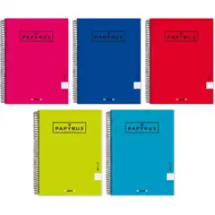 Material CUADERNO PAPYRUS UNI5 TAPA FORRADA A4+ 120HJ 90GR 5X5 GRAFOPLAS 88463199
