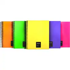 Material CUADERNO FORRADO A6 C5 70GR UNEQUAL FLUOR VERDE 88546025