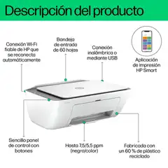 HP MULTIFUNCION INKJET DESKJET 2820E 588K9B#629 56867 HP MULTIFUNCION INKJET DESKJET 2820E 588K9B#629 56867