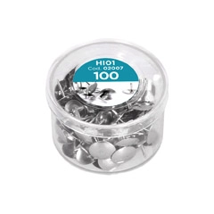 CHINCHETA LIDERPAPEL NIQUELADA CAJA DE 100 UDS HI01 2007