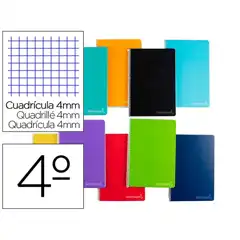 CUADERNO ESPIRAL LIDERPAPEL 4º WITTY TAPA DURA 80H 75GR LISO SIN MARGEN BC54 08412