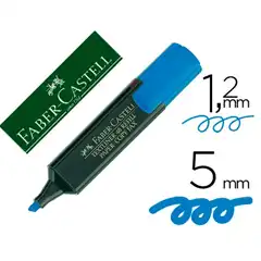 ROTULADOR FABER CASTELL FLUORESCENTE 48-51 AZUL 9607