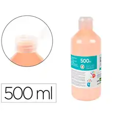 PINTURA DEDOS LIDERPAPEL BOTELLA DE 500 ML CARNE DD03 9777