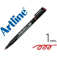 Material ROTULADOR ARTLINE RETROP. P. FIBRA PERMANENTE EK-854 ROJO -P. REDONDA 1 MM EK-854N 10926