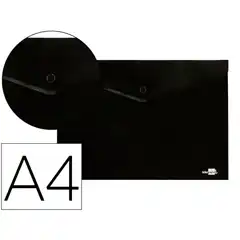 CARPETA LIDERPAPEL DOSSIER BROCHE PP DIN A4 NEGRO OPACO 50 HJ DS69 11061