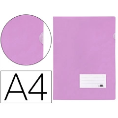Material CARPETA LIDERPAPEL DOSSIER A4 UÑERO LAVANDA OPACO 11343 BL27