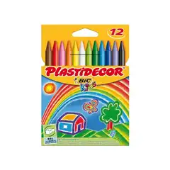 PLASTIDECOR ESTUCHE DE 12 UNIDADES BIC 11904 8757702 PLASTIDECOR ESTUCHE DE 12 UNIDADES BIC 11904 8757702