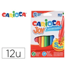 ROTULADOR CARIOCA JOY CAJA DE 12 COLORES 40614 13257