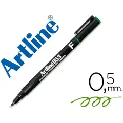 Material ROTULADOR ARTLINE RETROP. P. FIBRA PERMANENTE EK-853 VERDE -P. REDONDA 0.5 MM EK-853NV 13502 13502
