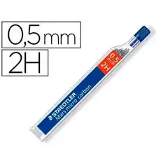TUBO CON 12 MINAS STAEDTLER 0,5MM 2H 150295 (8250 05-2H) 150295
