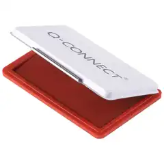 ALMOHADILLA Q-CONNECT P/ TAMPON Nº 2 7X11 CM ROJO KF25212 150747