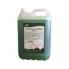 LAVAVAJILLAS MANUAL DAHI CLEAN GARRAFA 5 LTS. CONCENTRADO 154371