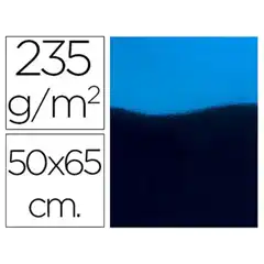 Material CARTULINA LIDERPAPEL 50X65 CM 235G/M2 METALIZADA AZUL CM04 15438