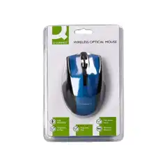 RATON OPTICO Q-CONNECT INALAMBRICO AZUL 155697 KF18069 RATON OPTICO Q-CONNECT INALAMBRICO AZUL 155697 KF18069