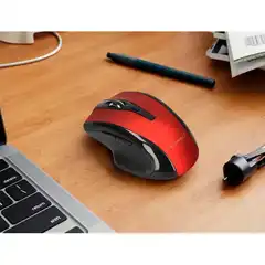 RATON OPTICO Q-CONNECT INALAMBRICO ROJO 155698 KF18068 RATON OPTICO Q-CONNECT INALAMBRICO ROJO 155698 KF18068