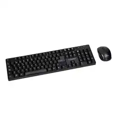 SET TECLADO + RATON INALAMBRICO Q-CONNECT 2.4G NEGRO WINDOWS KF17988 155702 SET TECLADO + RATON INALAMBRICO Q-CONNECT 2.4G NEGRO WINDOWS KF17988 155702