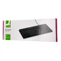 TECLADO Q-CONNECT NEGRO CON CABLE 1,5 M COMPATIBLE WINDOWS KF17989 155703 TECLADO Q-CONNECT NEGRO CON CABLE 1,5 M COMPATIBLE WINDOWS KF17989 155703