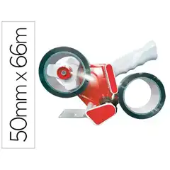 DISPENSADOR Q-CONNECT DE PRECINTO PROMOCION: 2 ROLLOS MARRON 66X50 155948 KF11268