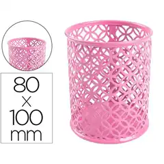 Material CUBILETE Q-CONNECT METAL ROSA 80MM X 100MM KF11224 156233