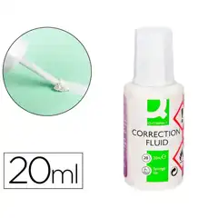 Material CORRECTOR Q-CONNECT APLICADOR ESPUMA BOTE 20 ML KF11315 156237