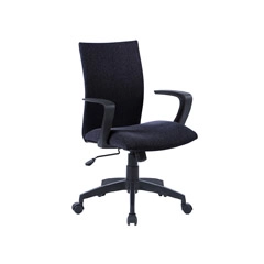 SILLA GIRATORIA Q-CONNECT BASE NYLON REGULABLE EN ALTURA 895+110MM ALTO 580MM ANCHO 550MM PROFUNDIDAD NEGRO KF19015 156269