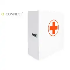 Material BOTIQUIN Q-CONNECT METALICO 4 COMPARTIMENTOS VACIO PRIMEROS AUXILIOS 330X360X120 MM KF17348 156683
