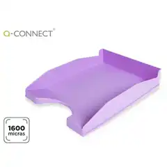 BANDEJA PLASTICO APILABLE 240X70X340 LAVANDA Q-CONNECT KF17250 156692 BANDEJA PLASTICO APILABLE 240X70X340 LAVANDA Q-CONNECT KF17250 156692