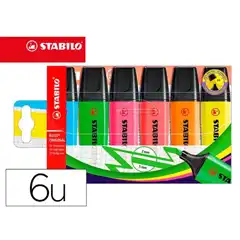 ESTUCHE STABILO BOSS 6 UDS BASICOS 70/6 156904