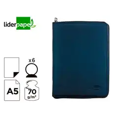 Material AGENDA ENCUADERNADA LIDERPAPEL 15X21CM TARENTO DP AZUL 70GR 157601