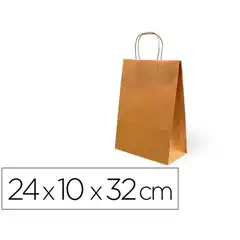 Material BOLSA KRAFT BASIKA NATURAL RECICLADO 90GR ASA RETORCIDA 02103008 159802