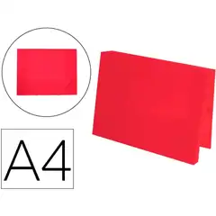 CARPETA LIDERPAPEL PORTADOCUMENTOS PP DINA4 ROJO TRANSLUCIDO LOMO 50 MM CH73 160045