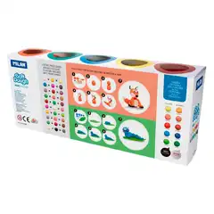 PASTA MILAN PARA MODELAR SOFT DOUGH BASIC 85GR 10 BOTES COLORES SURTIDOS 160416 913510B PASTA MILAN PARA MODELAR SOFT DOUGH BASIC 85GR 10 BOTES COLORES SURTIDOS 160416 913510B