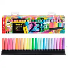 ESTUCHE STABILO BOSS 23 COLORES 13 FLUO 10 PASTEL (7023-01) 39397 161914