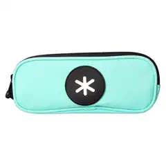 Material BOLSO ESCOLAR PORTATODO ANTARTIK DOBLE CREMALLERA COLOR VERDE MENTA 210X60X80 MM TK05 162152