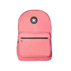 Material CARTERA ANTARTIK MOCHILA CON ASA Y BOLSILLO FRONTAL CONCREMALLERA COLOR CORAL 320X140X430 MM TK24 162171